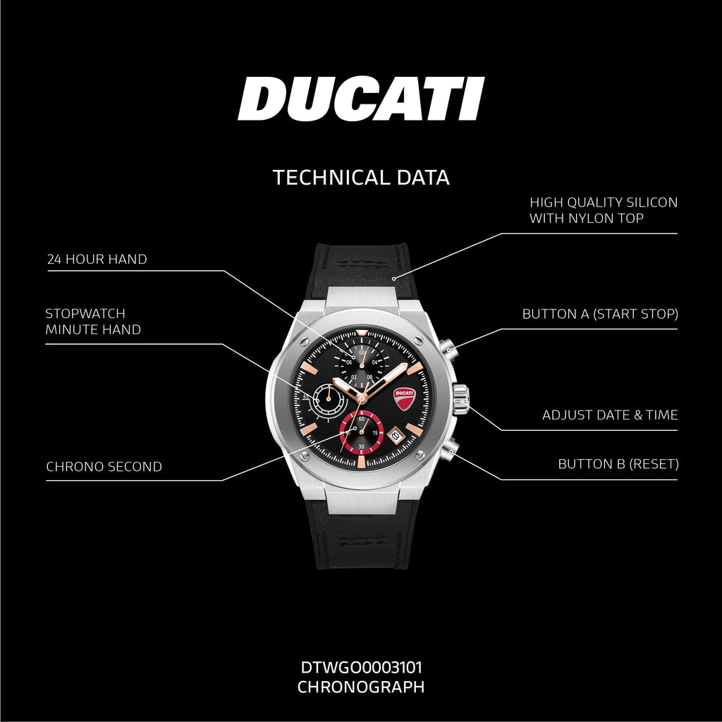 Ducati Mens Watch Touring Chronograph DTWGO0003101