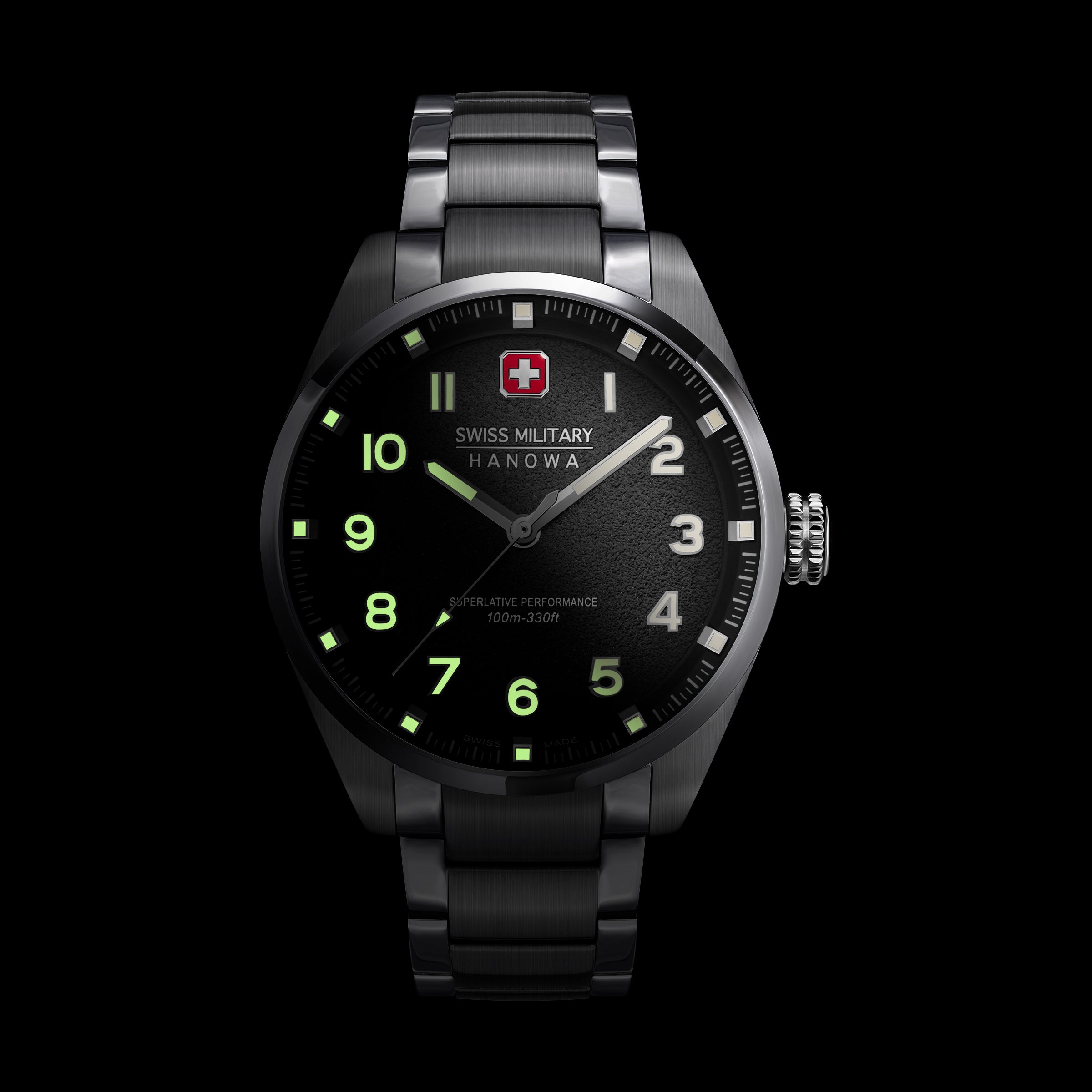 Swiss Military Hanowa Mens Watch Greyhound Swiss Made SMWGG0001503 - Maxis Retail Ltd