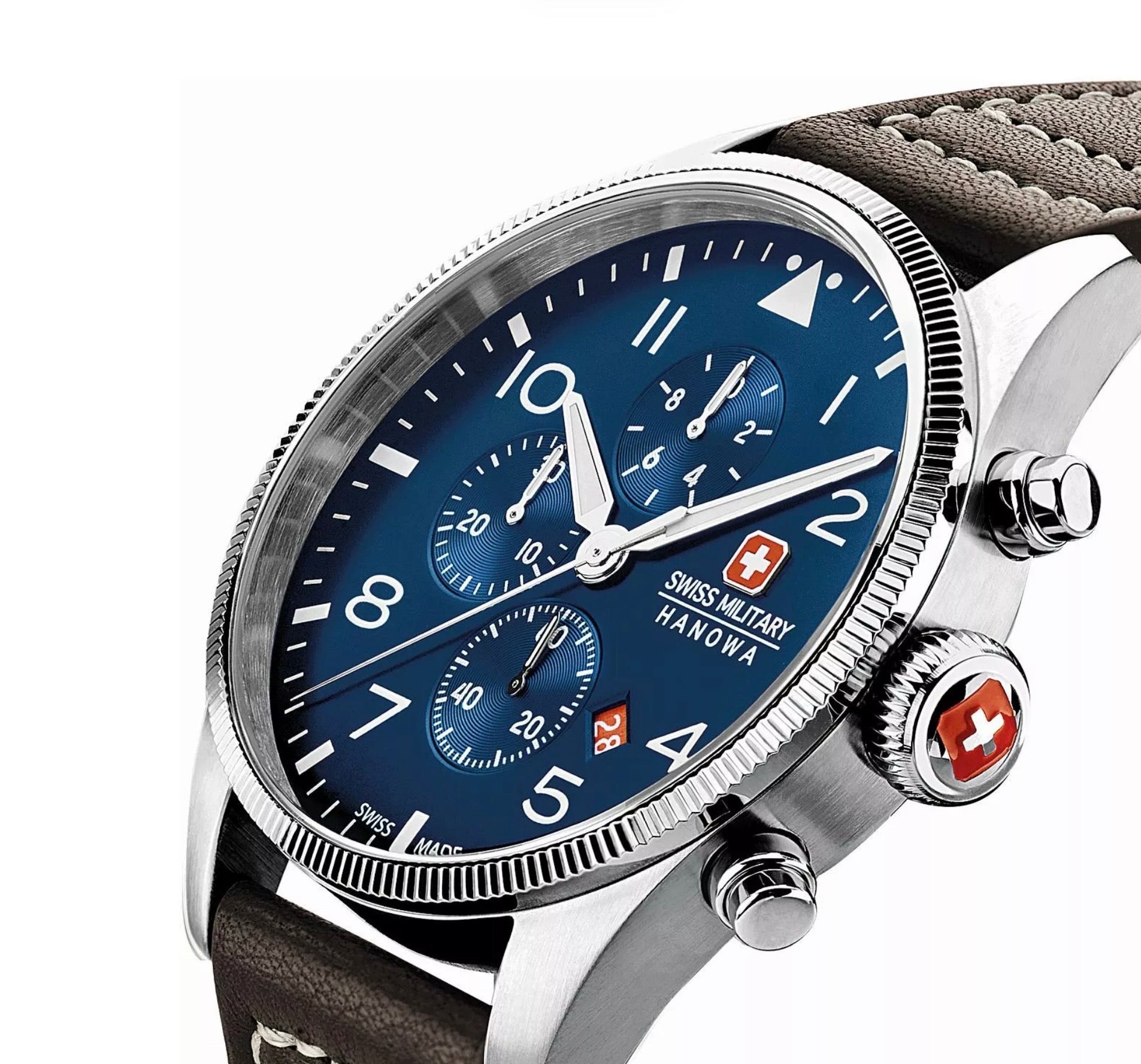 Swiss Military Hanowa Mens Thunderbolt Chronograph Watch Swiss Made SMWGC0000402