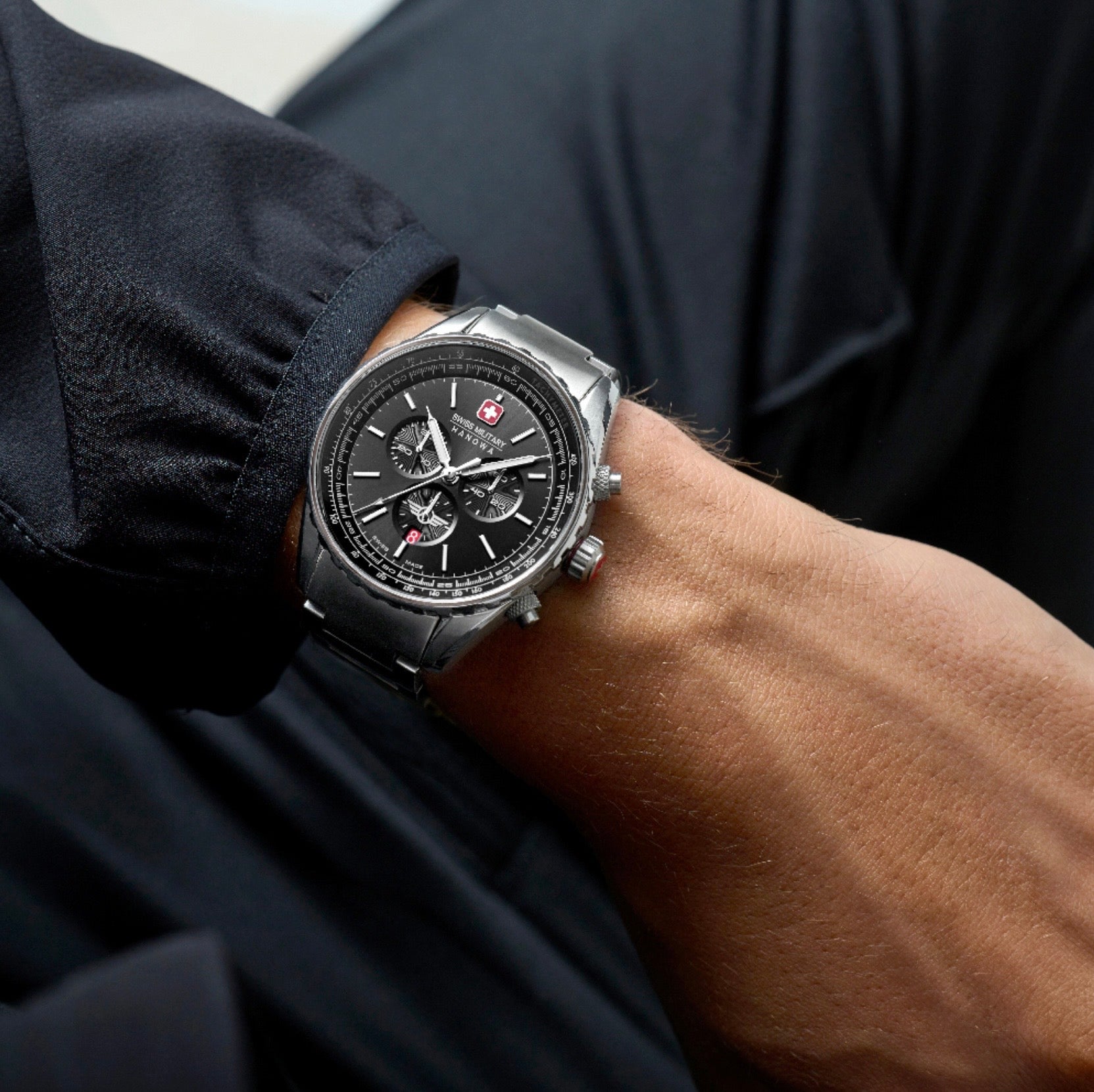 Swiss Military Hanowa Mens Air Afterburn Chrono Watch SMWGI0000303