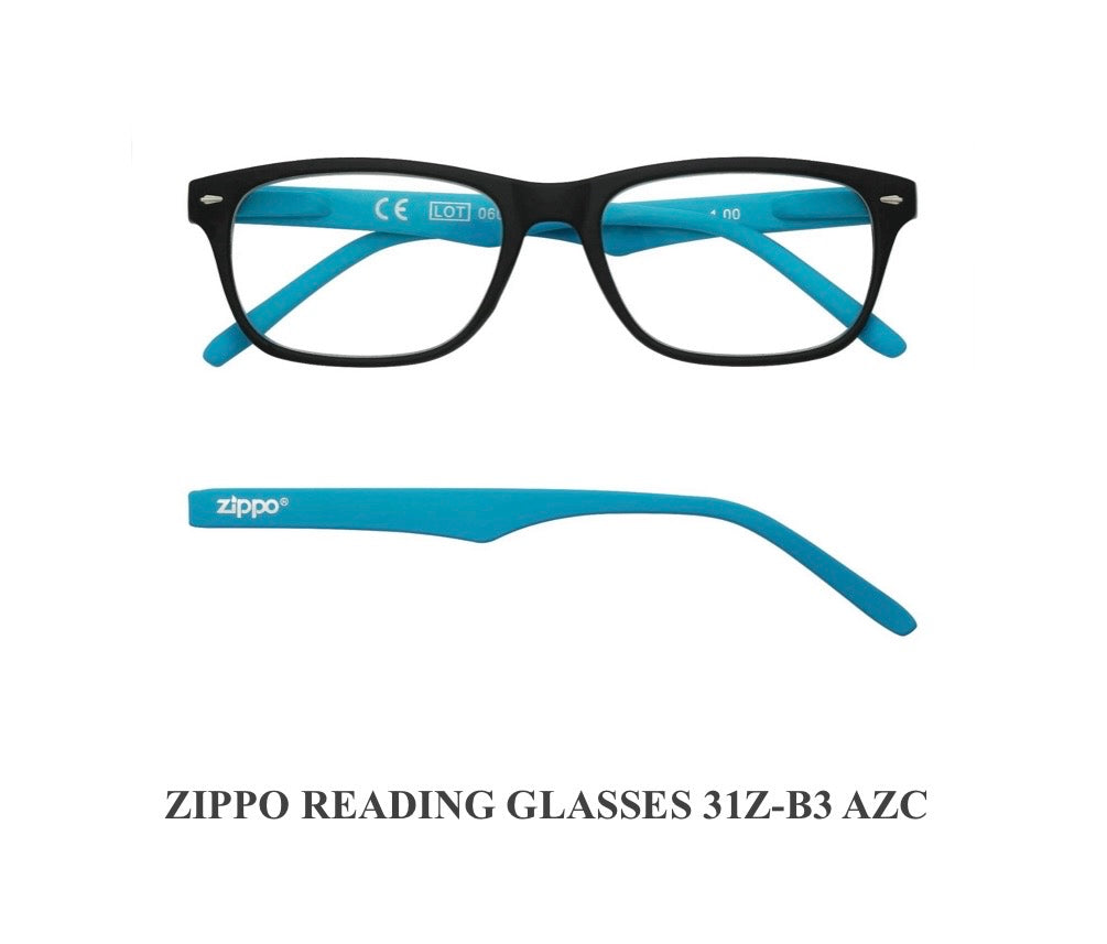 Zippo Reading Glasses 31Z-B3 Non-Prescription Italian Design Free Delivery