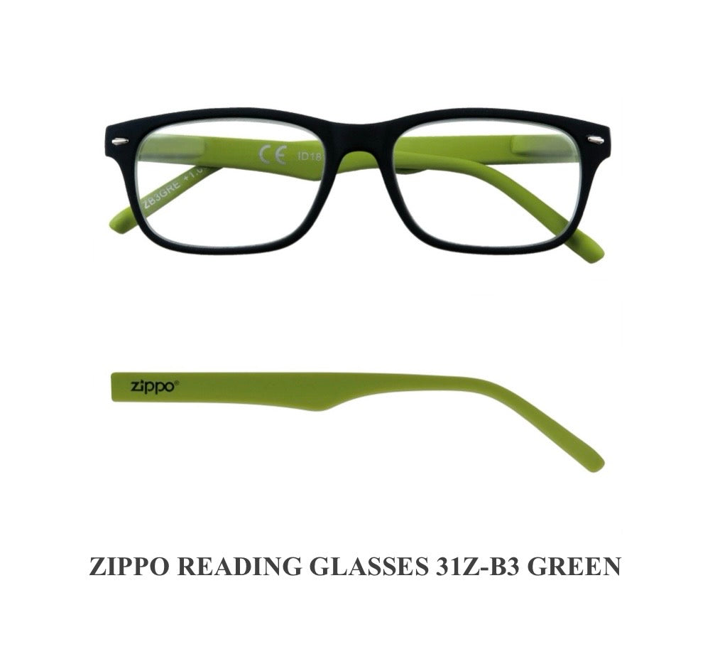 Zippo Reading Glasses 31Z-B3 Non-Prescription Italian Design Free Delivery