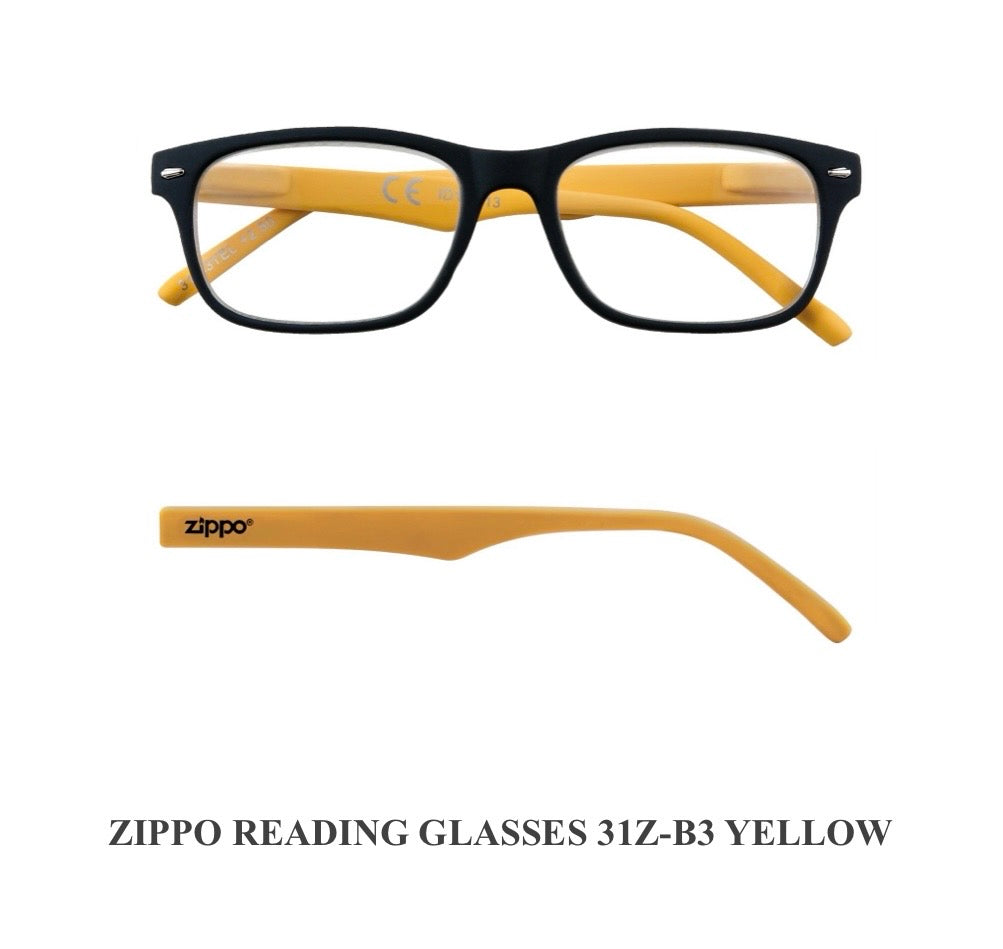 Zippo 31Z-B3 YEL Reading Glasses 