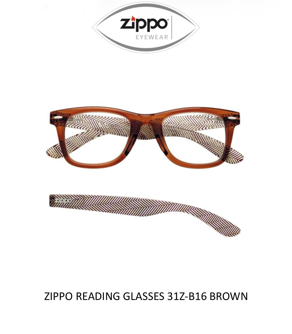 Zippo Reading Glasses 31Z-B16 Non-Prescription Italian Design Free Delivery