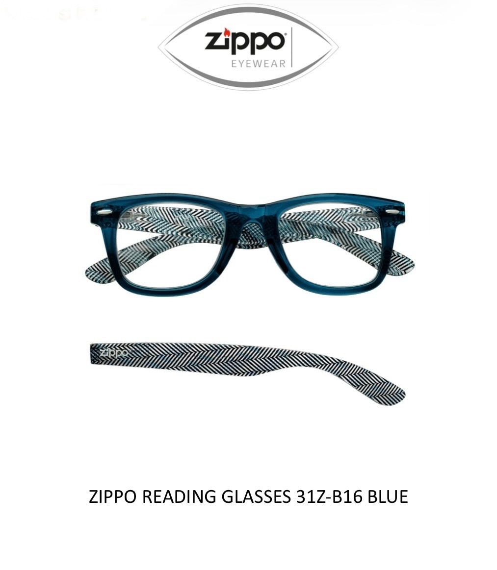 Zippo Reading Glasses 31Z-B16 Non-Prescription Italian Design Free Delivery