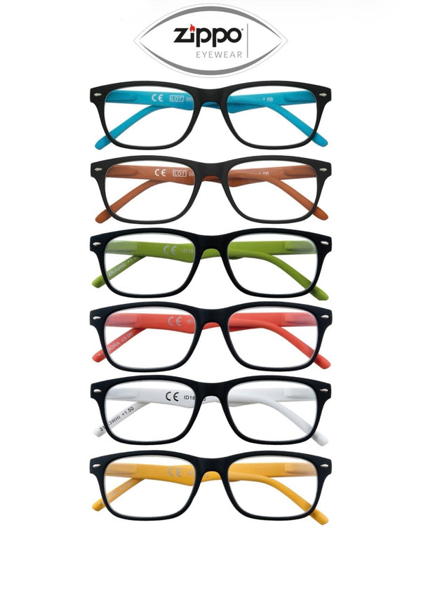 Zippo Reading Glasses 31Z-B3 Non-Prescription Italian Design Free Delivery