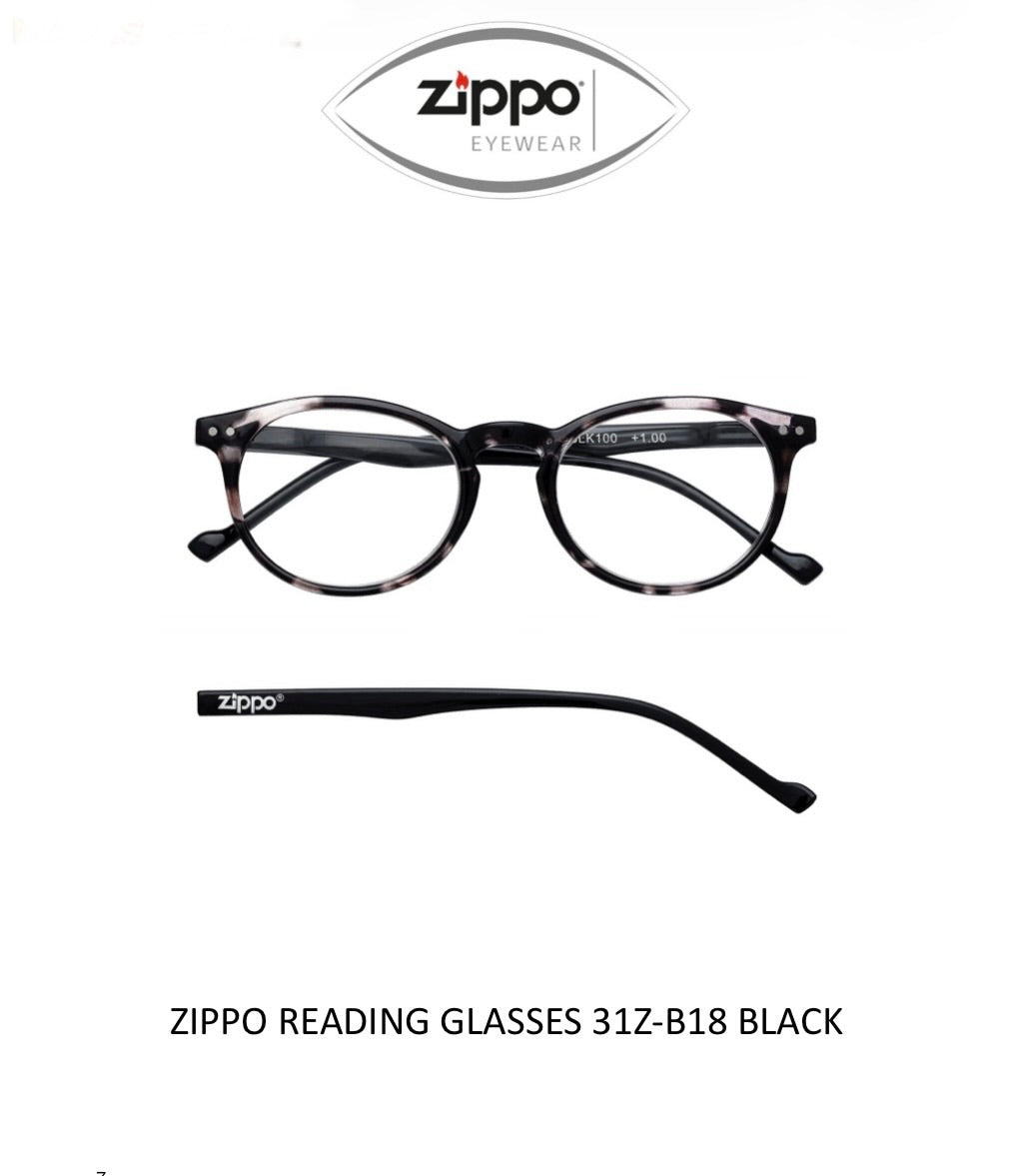 Zippo Reading Glasses 31Z-B18 Non-Prescription Italian Design Free Delivery