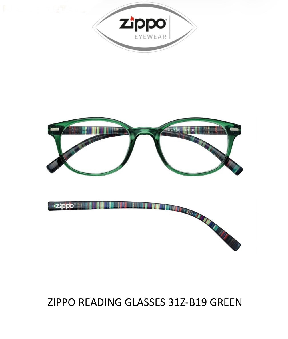 Zippo Reading Glasses 31Z-B19 Non-Prescription Italian Design Free Delivery