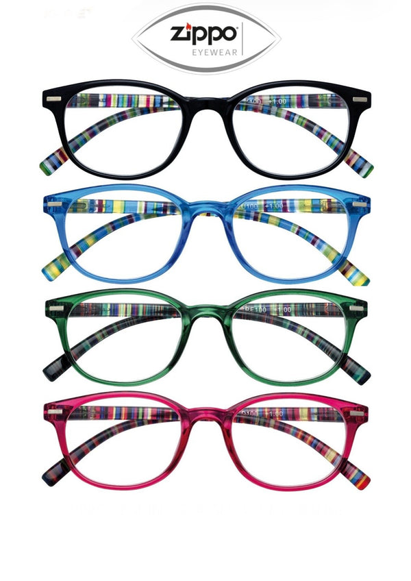 Zippo Reading Glasses 31Z-B19 Non-Prescription Italian Design Free Delivery