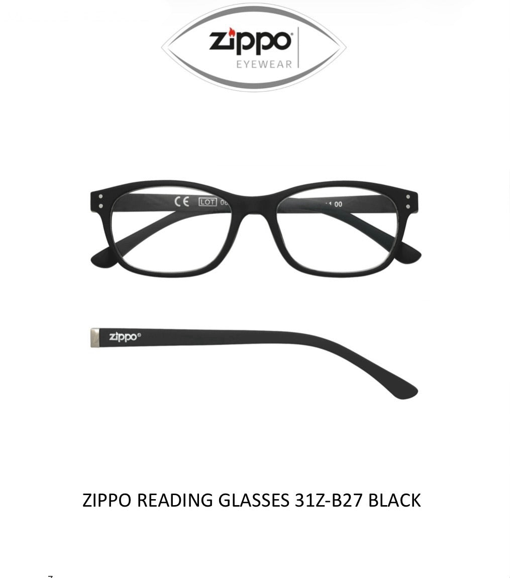 Zippo Reading Glasses 31Z-B27 Non-Prescription Italian Design
