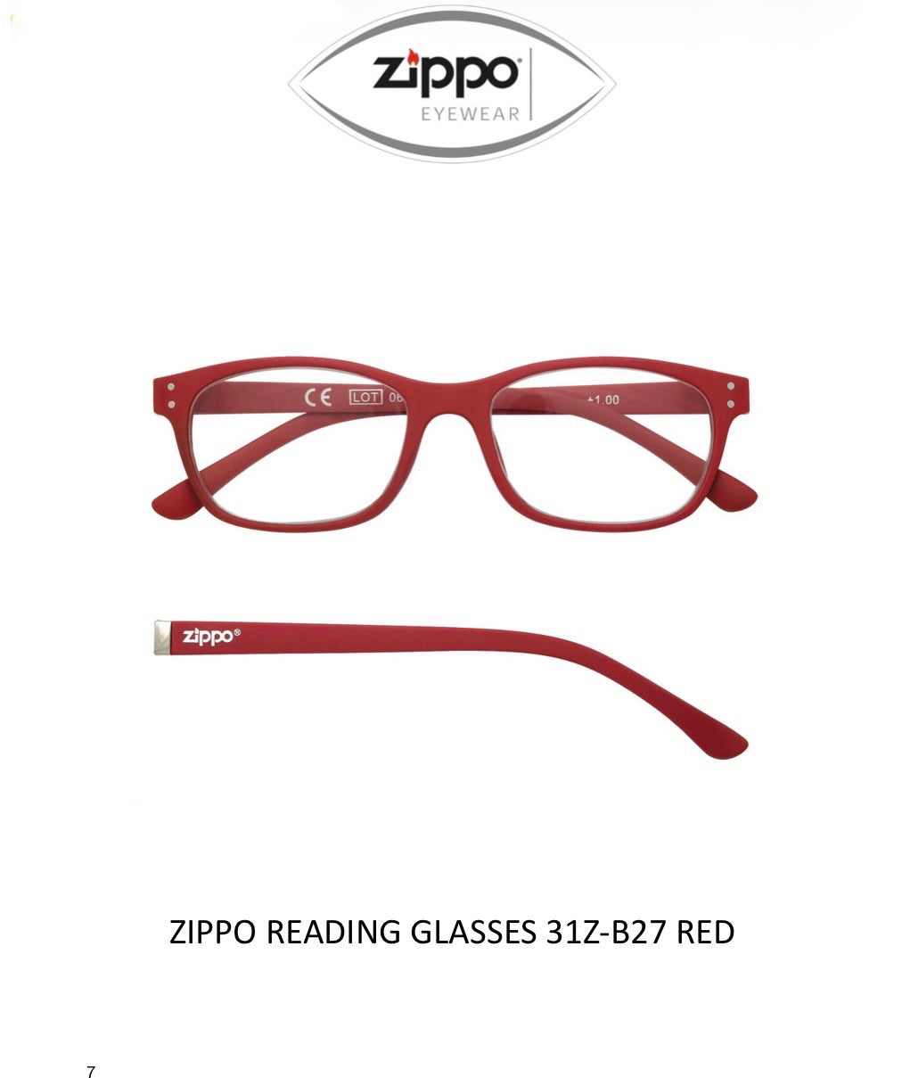 Zippo Reading Glasses 31Z-B27 Non-Prescription Italian Design