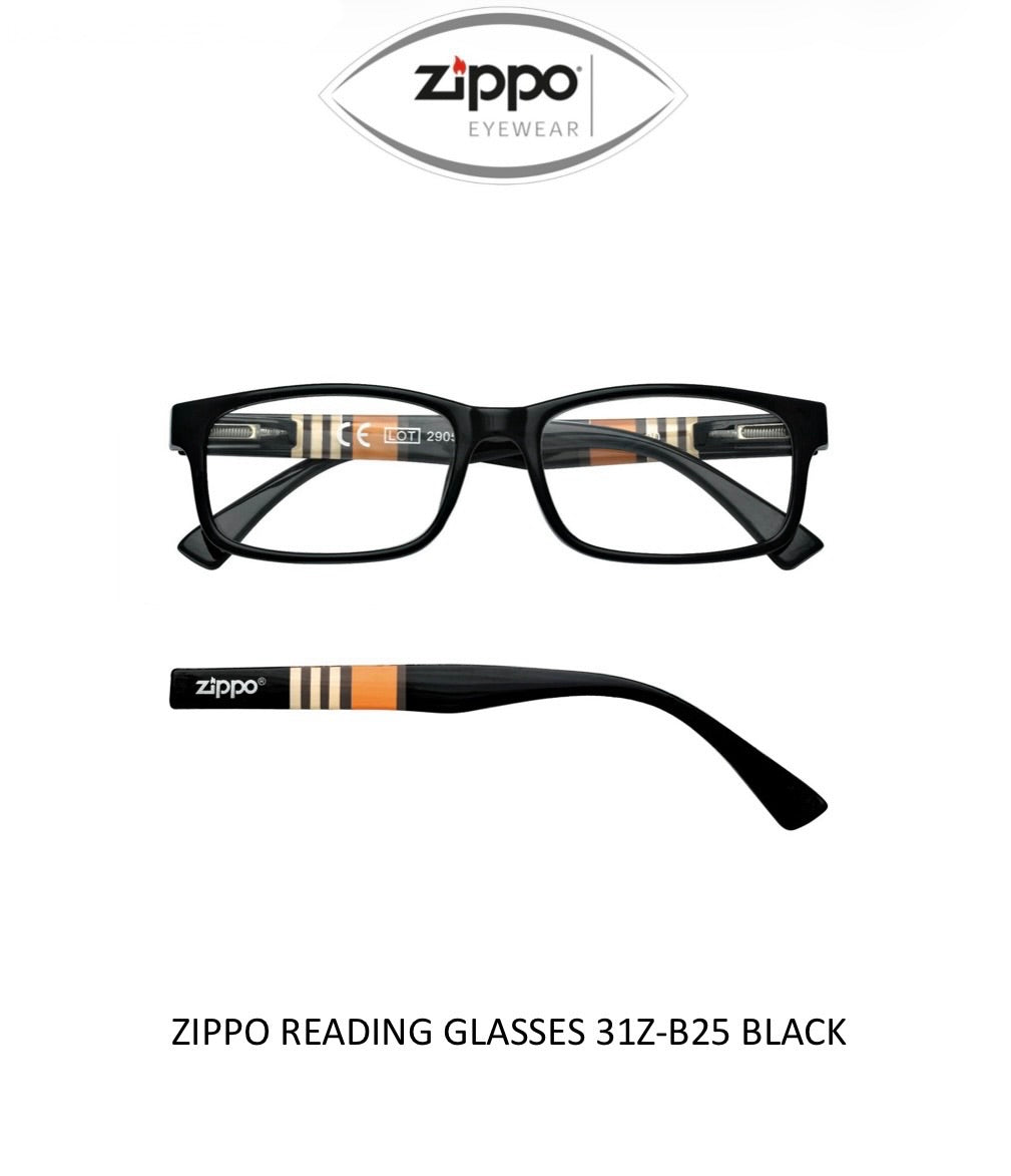 Zippo Reading Glasses 31Z-B25 Non-Prescription Italian Design