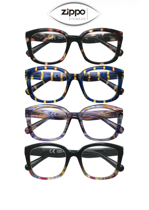 Zippo Reading Glasses 31Z-B30 Non-Prescription Italian Design