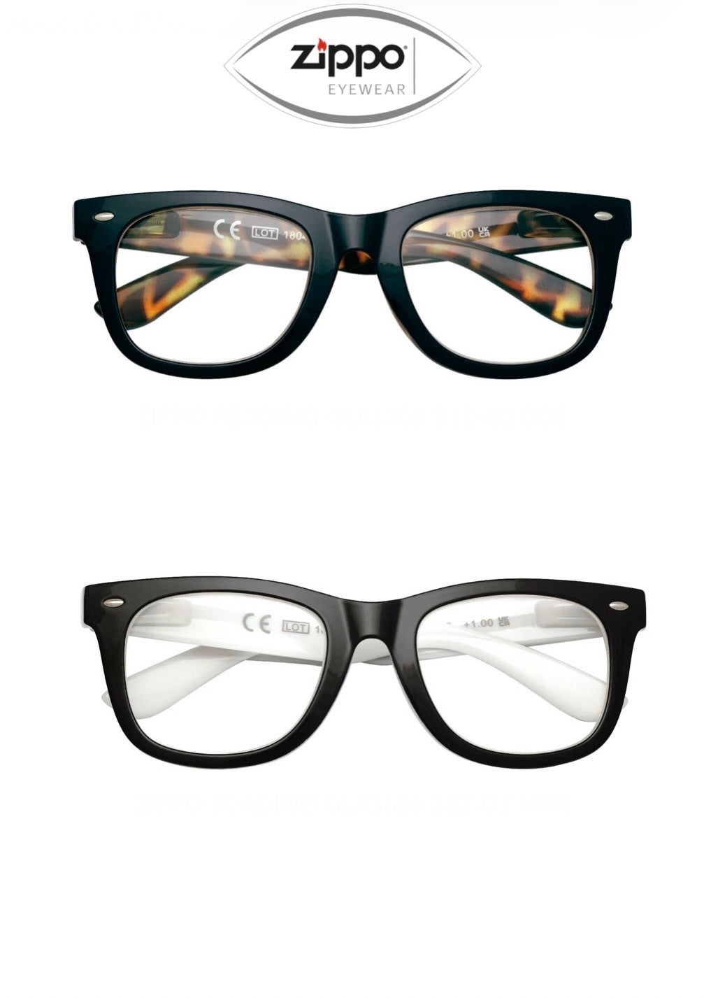 Zippo Reading Glasses 31Z-G2 Non-Prescription Italian Design