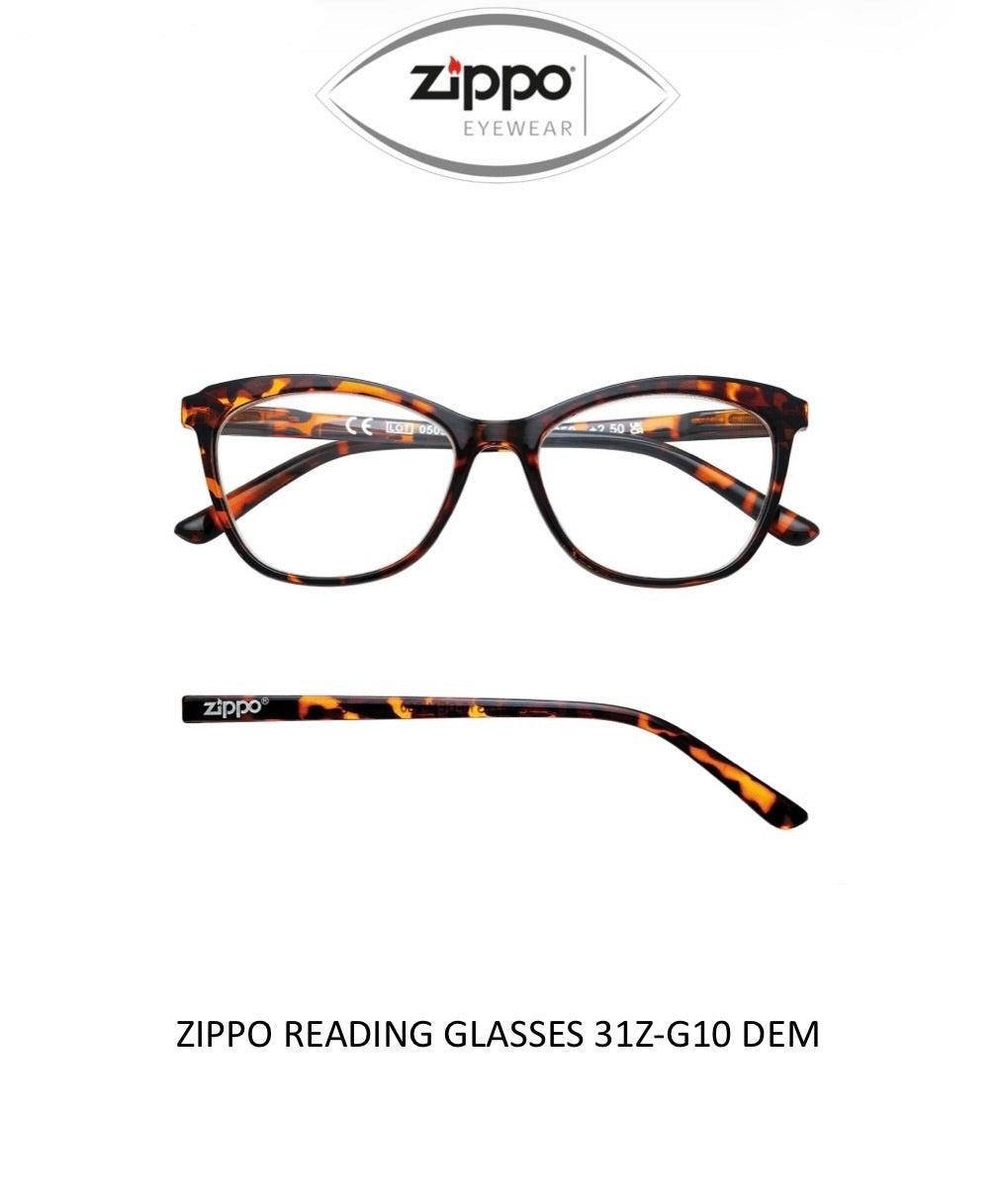 Zippo Reading Glasses 31Z-G10 Non-Prescription Italian Design - Maxis Retail Ltd
