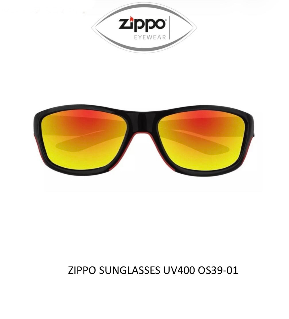 Zippo Sunglasses OS39-01 OS39-02 UV400 Protection Polycarbonate Lens & Frame