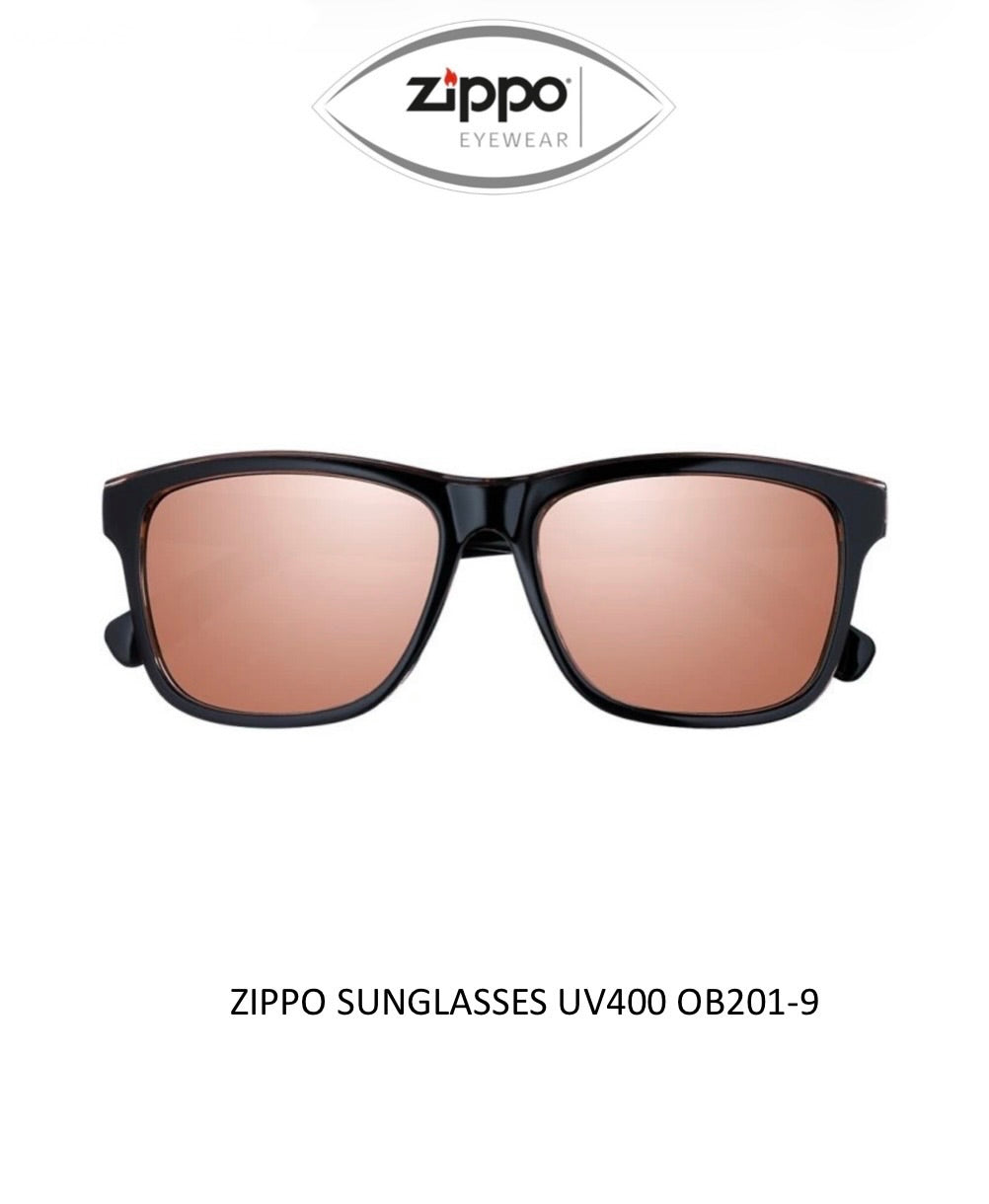 Zippo Sunglasses OB201 Range UV400 Protection Polycarbonate Lens & Frame