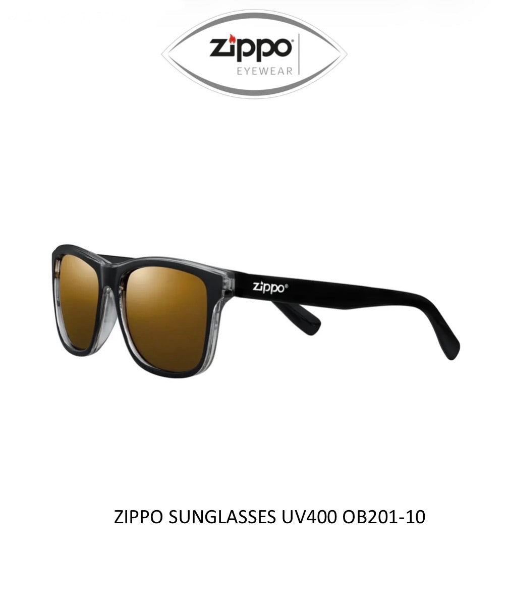 Zippo Sunglasses OB201 Range UV400 Protection Polycarbonate Lens & Frame