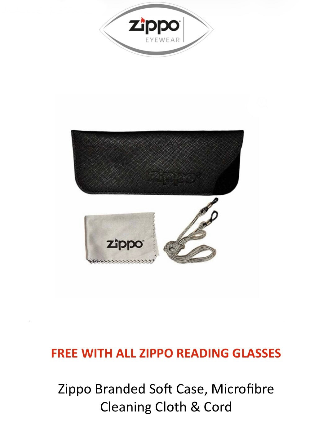 Zippo Reading Glasses 31Z-G7 Non-Prescription Italian Design