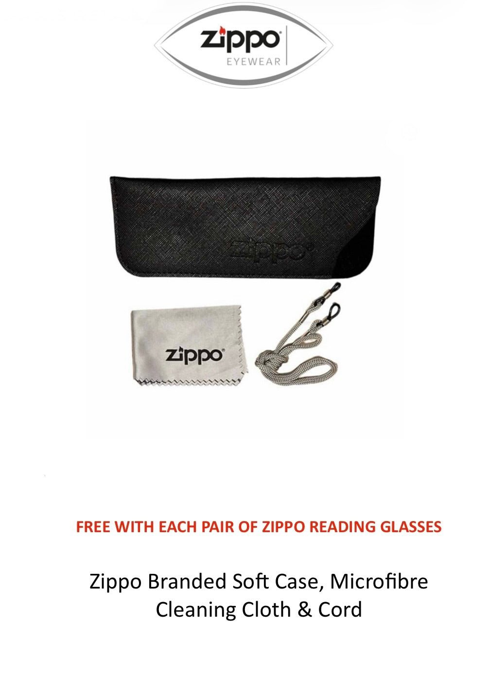 Zippo Reading Glasses 31Z-B1 Non-Prescription Italian Design Free Delivery