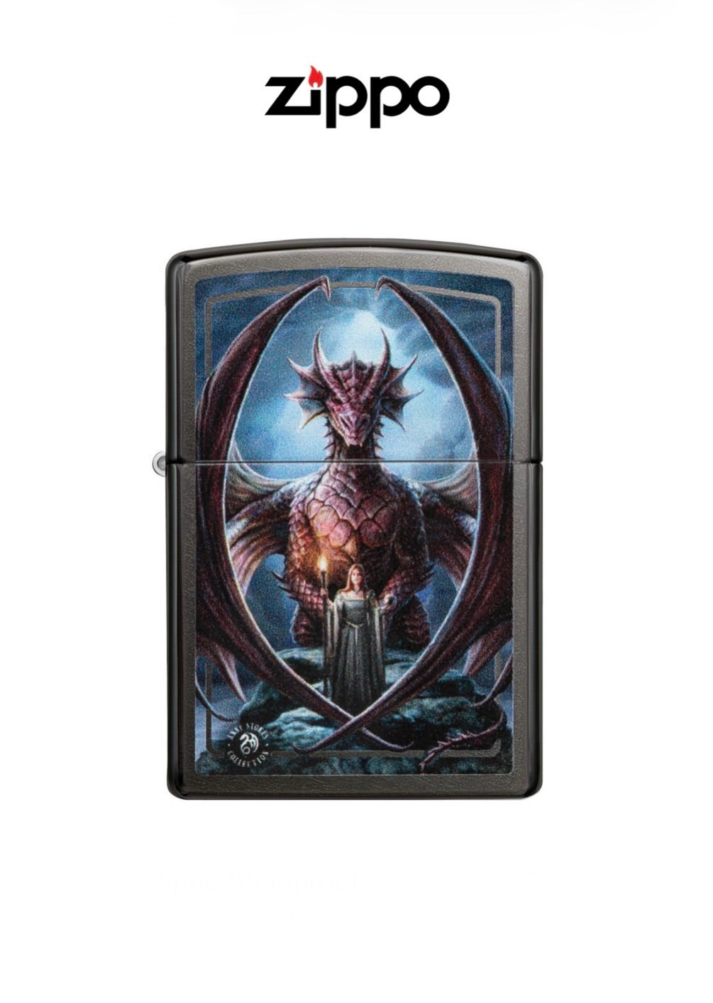 Zippo Lighter 49887 Anne Stokes Collection Windproof Lifetime Guarantee Free Delivery