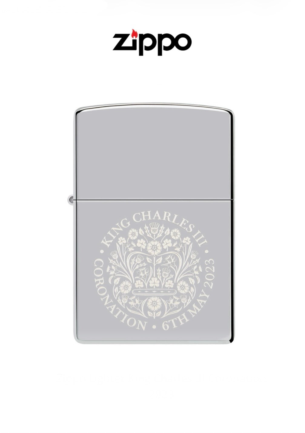 Zippo Lighter 250 King Charles III Coronation 2023 Windproof Lifetime Guarantee Free Delivery - Maxis Retail Ltd