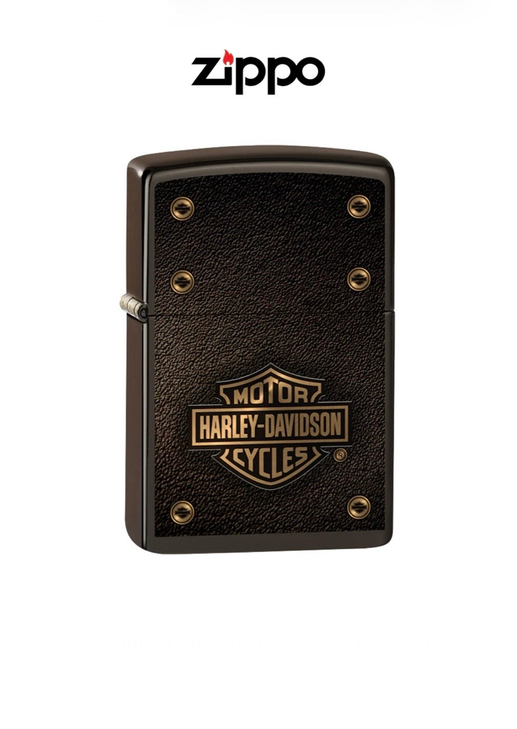 Zippo Lighter 49180 Harley Davidson Windproof Lifetime Guarantee Free Delivery