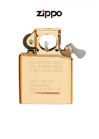 Zippo Lighter Pipe Insert Gold 65845