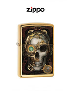 Zippo Lighter 254B Anne Stokes Collection Steampunk Skull Design