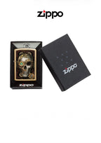 Zippo Lighter 254B Anne Stokes Collection Steampunk Skull Design