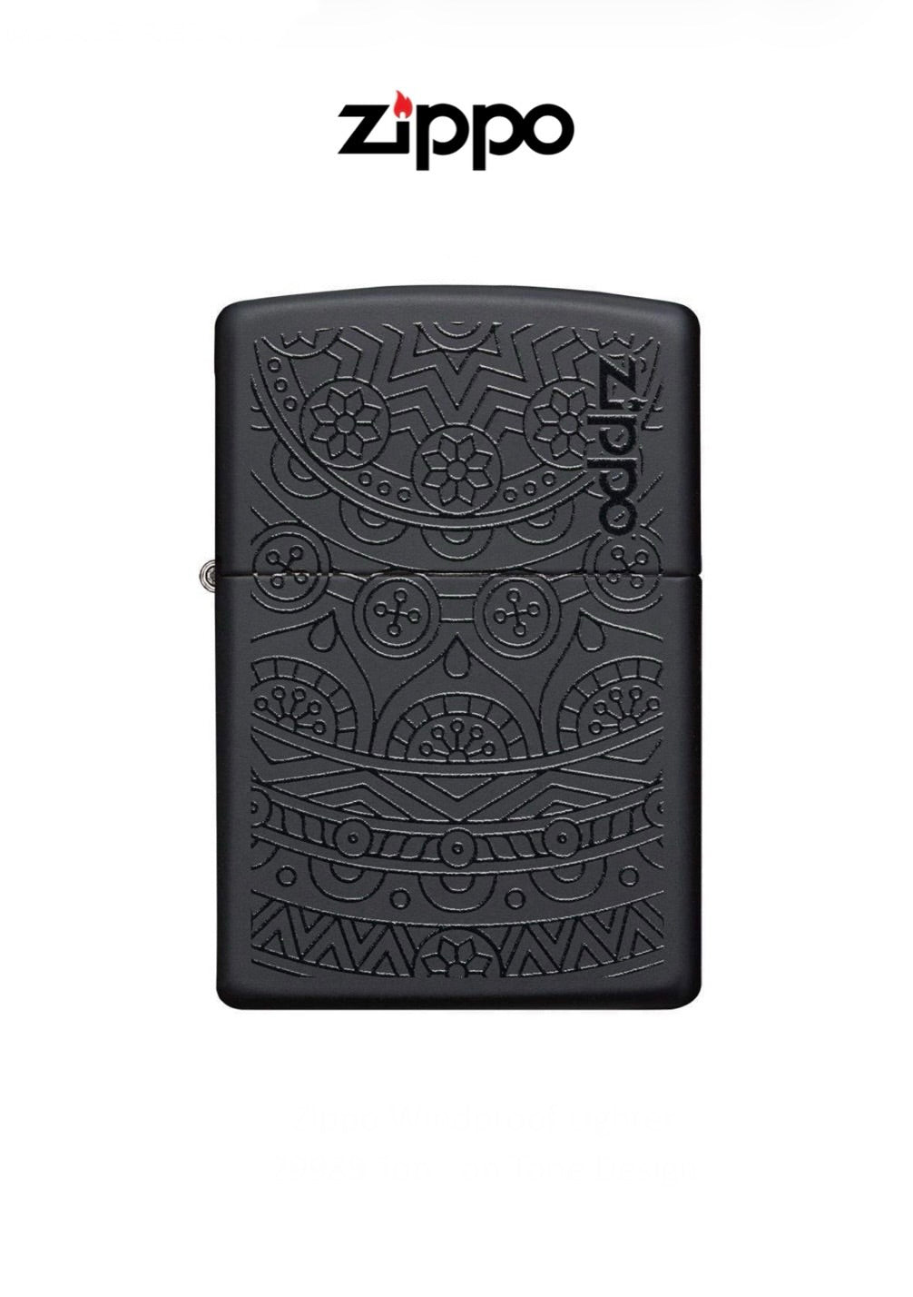 Zippo Lighter 29989 Tone on Tone Design Windproof Lifetime Guarantee Free Delivery