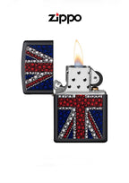 Zippo Lighter 218 Union Jack Cannabis Design 6004862