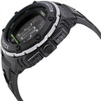 Timex Men's Expedition Shock XL Digital Watch showing digital display, rugged design, black strap, and large face.