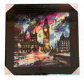 Tempered Glass Art ‘Big Ben’ With Colour Gel Liquid Free Delivery