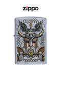 Zippo Lighter 207 Viking Odin Design Windproof Lifetime Guarantee Free Delivery