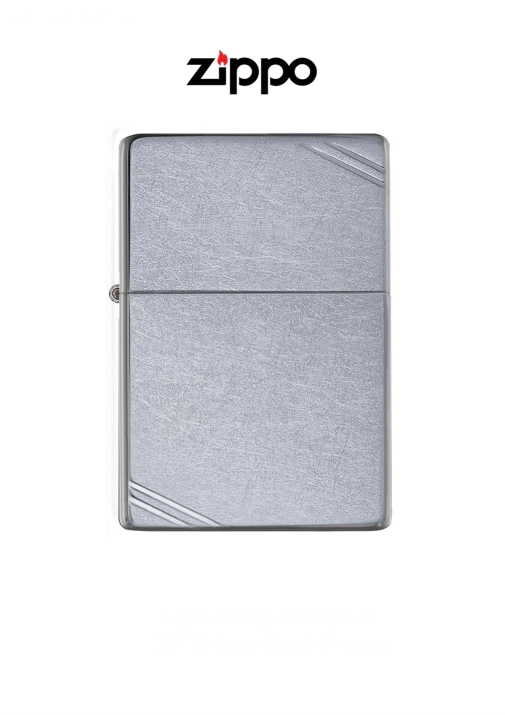 Zippo Lighter 267 Vintage Street Chrome Windproof Lifetime Guarantee Free Delivery