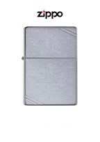 Vintage Zippo Lighter 267 street chrome windproof lighter with lifetime guarantee, featuring a sleek chrome finish and classic design.