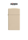 Zippo Lighter 49528 Slim Flat Sand Windproof Lifetime Guarantee Free Delivery