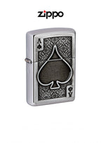 Zippo Lighter Ace of Spades Emblem Design 49637
