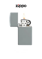 Zippo Lighter 49527 Slim Flat Grey