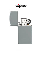 Zippo Lighter 49527 Slim Flat Grey