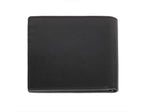 Black Zippo Signature tri-fold leather wallet with multiple card slots and cash compartment, featuring classic Zippo branding.