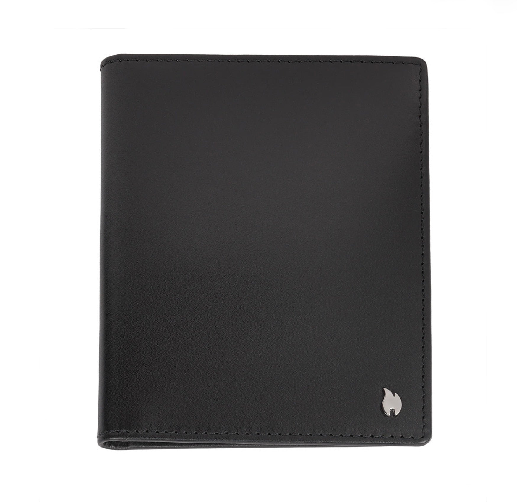 Zippo Signature Leather Credit Card Wallet 9 Card Cases Black 2007992 Free Delivery