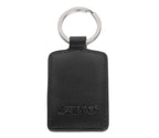 Zippo Signature leather keyring with metal keyring and embossed Zippo logo, stylish accessory for keys.