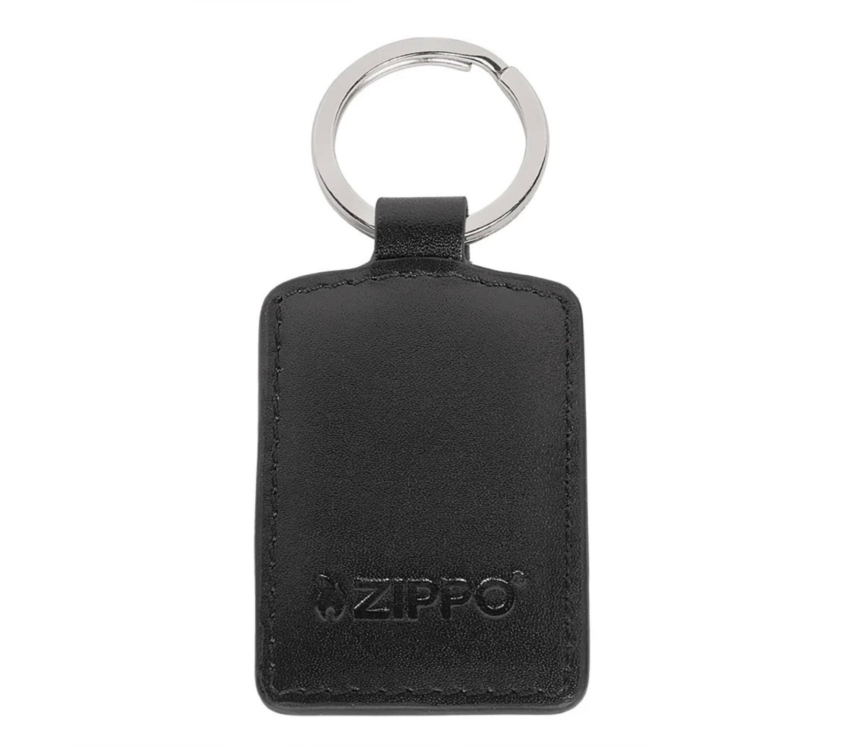 Zippo Signature Leather Keyring 2007994 Free Delivery