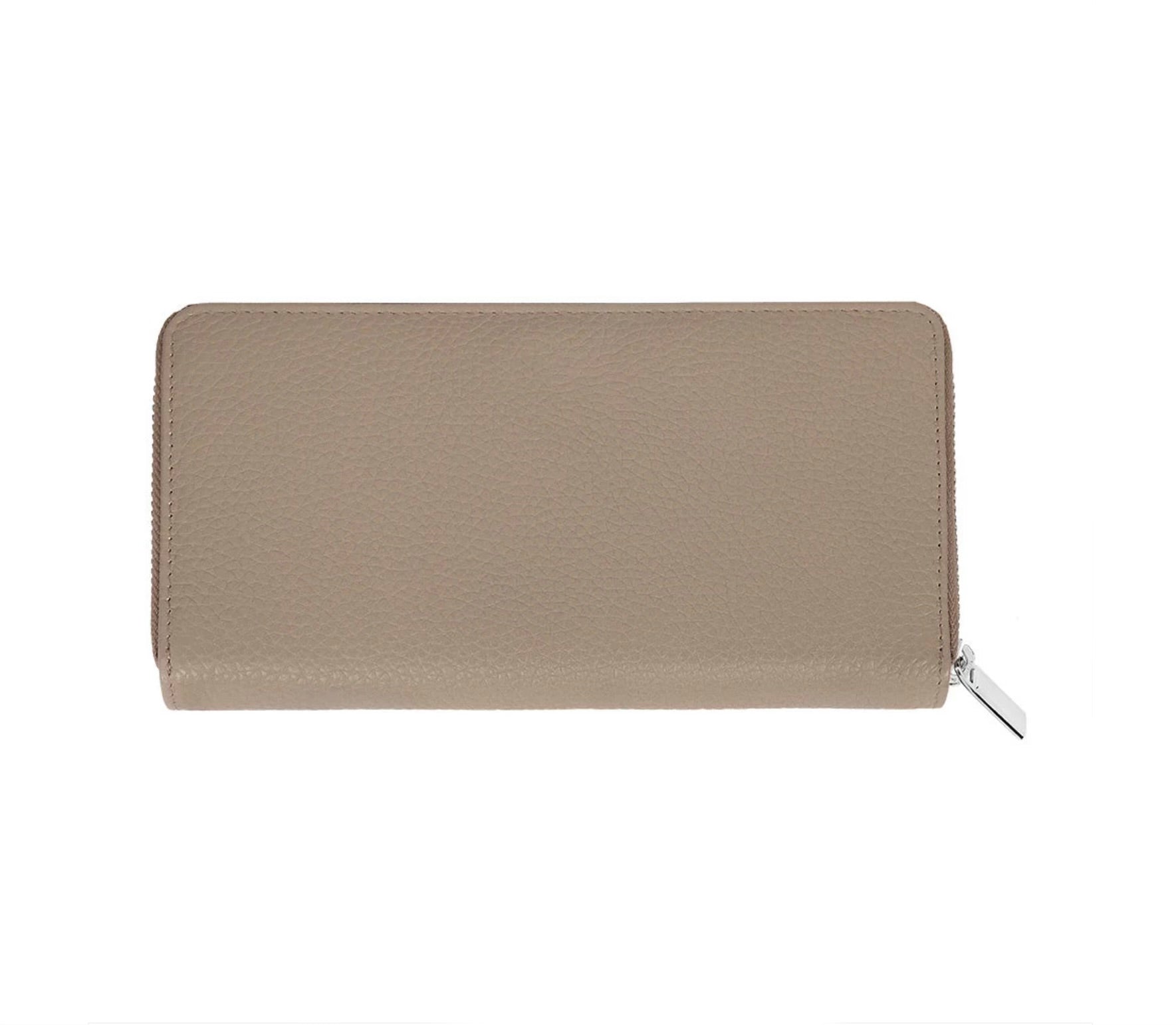 Zippo Signature Ladies Zip Around Nappa Leather Purse Wallet Taupe 2008020 Free Delivery