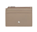 Zippo Signature Nappa Leather Credit Card Case Taupe Ladies 2008021 Free Delivery