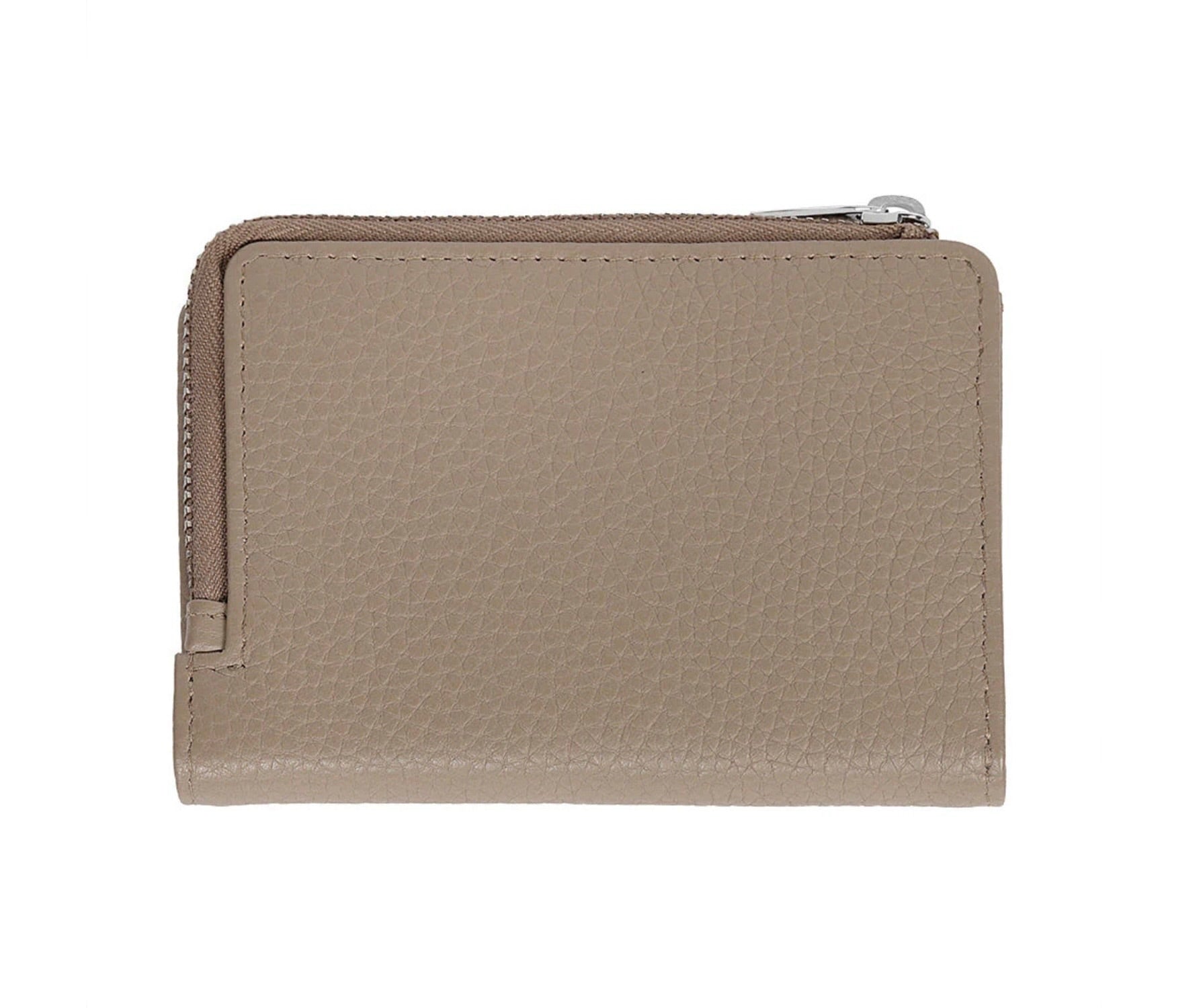 Zippo Signature Nappa Leather Wallet Purse Medium Taupe Ladies 2008022 Free Delivery