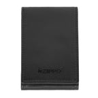 Black Zippo Carbon Range leather credit card wallet holding up to 10 cards, compact and slim design.