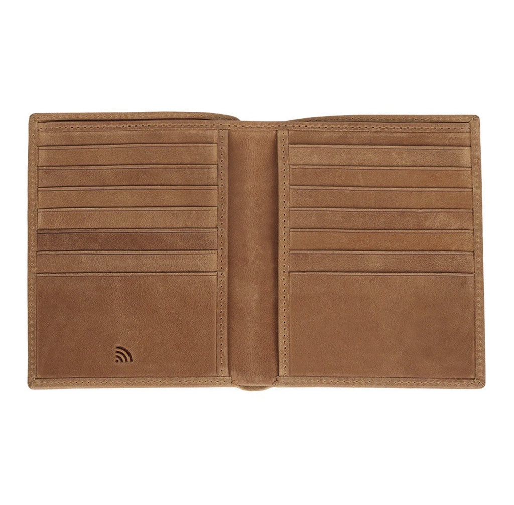 Zippo Vintage Credit Card Case 14 Card Wallet Leather Brown 2008008 Free Delivery